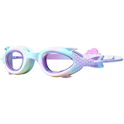 Lunettes de Natation Professionnelles HD Hydrofuges Anti-Buée Silicone Bonnet de Natation Lunettes de Natation pour l'Eau Casquettes pour Enfants