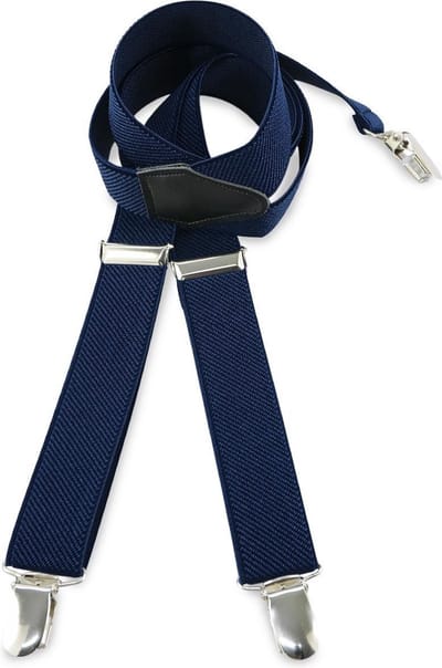 We Love Ties - Bretels - Kinderbretels uni marineblauw - marineblauw