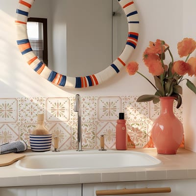 Dailygoods- Tegelsticker 25 stuks - Zelfklevende Tegelstickers - 15x15 cm - Hoge Kwaliteit Vinyl - Waterdicht - Geschikt voor Badkamer/Keuken - Muursticker