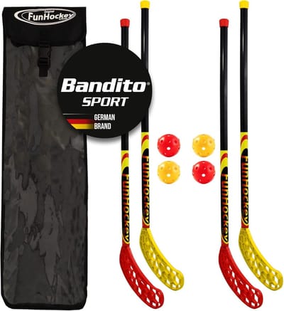Hockey Rackets Set - Veldhockey Sticks - Binnen en Buiten Spelen - Geschikt voor Links- en Rechtshandigen