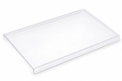 VHV - Snijplank - Transparante Acryl Plank met Rand - Voor Keukenblad