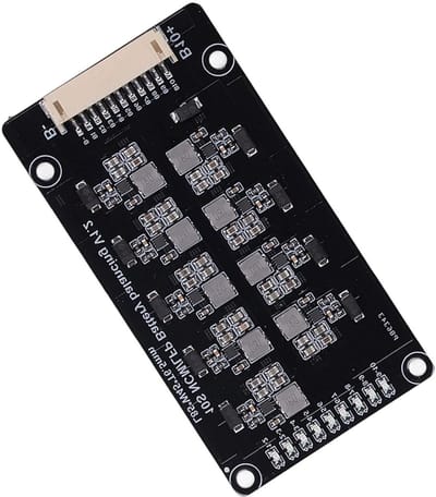 Batterij Equalizer - Batterijbalancer - Batterijpakket Optimaliseren - Automatische Werking - 10 Batterijen - Zwart