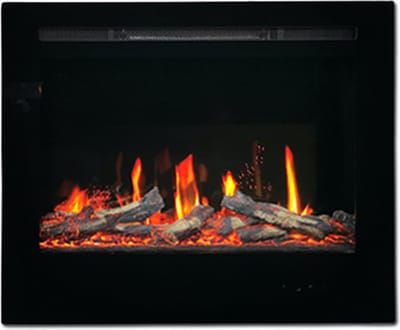 Comfortable at Home, Ascona 66, High-end elektrische inbouwsfeerhaard breed 66cm, Mooiste vlameffect, HD-LCD-techniek, Schakelbare verwarming 750/1500W, Inbouw, Wandmontage, Inbouwdiepte 21cm, Timer, Afstandsbediening, App en Stembediening