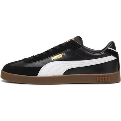 PUMA Puma Club II Era Unisex Sneakers - PUMA Black-PUMA White-PUMA Gold