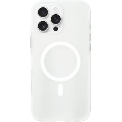 Coverzs smooth siliconen MagSafe case geschikt voor iPhone 16 Pro Max (transparant) - shockbestendig, MagSafe, premium bescherming, duurzaam