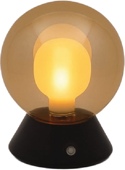 Luxus Europe - Tafellamp Touch Nora Zwart - Draadloze LED Tafellamp Binnen - USB-C Oplaadbaar - Touchbediening - Dimbaar - 3 Lichtkleuren