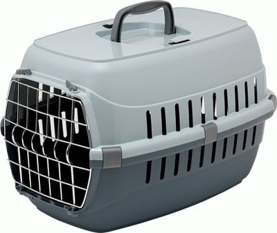 Moderna Reismand Road Runner Metalen Deur - Vervoersbox - 56.4x37.4x35 cm Donkergrijs Lichtgrijs M