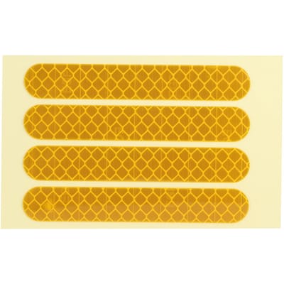 4 STUKS/Set Voor Achterwiel Reflecterende Sticker Geschikt voor Ninebot G30 Elektrische Scooter AccessoireGeel geel