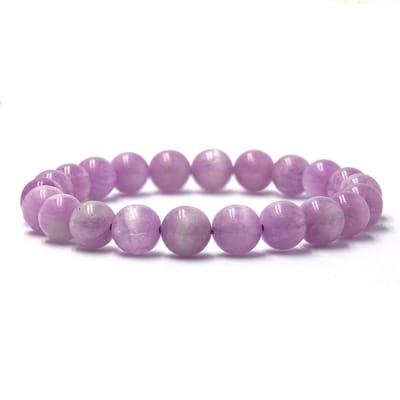 Bixorp Gems Kunziet Edelstenen Armband - 8mm / 18cm - Luxe Handgemaakte Kralenarmband