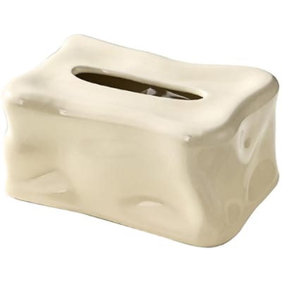 Keramische Papieren Doos Huishoudelijke Tissue Doos Opbergdoos Eettafel Salontafel Woondecoratie Nordic Ins white