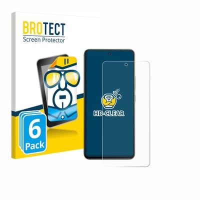 BROTECT - Screenprotector voor Vivo Y400 Pro - Folie Beschermfolie transparant 6 Stuks
