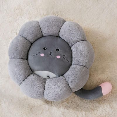 Nid pour chat Printemps et Été  Joli nid pétale  Tapis pour chat  Lit pour chat  Universel pour toutes les saisons Nid pour chien moyen et petit  Fournitures pour animaux de compagnie M  45*45*16cm