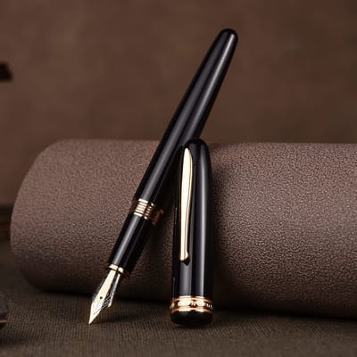 Dailygoods - Hongdian 1841 Vulpen - Extra Fijne Penpunt met Metalen Koffer