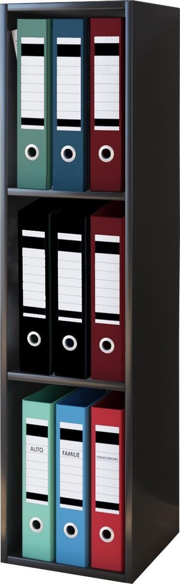 Houten kantoorstandaard plank boeken mappen archief plank boekenplank Offas 3f