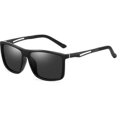 Aluminium Magnesium Frame Rijden Myopie Zonneklepbril Mannen Sport Vierkant Bijziendheid Zonneklepbril Sterktes 0 -0,5 -0,75 Tot -6 W117734WW-0