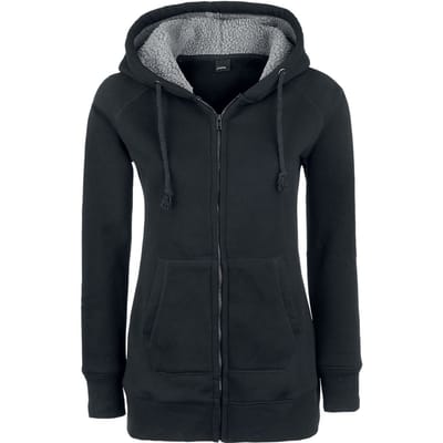 Forplay Vest met capuchon - Teddy Hoodie - S tot L - voor Vrouwen - zwart