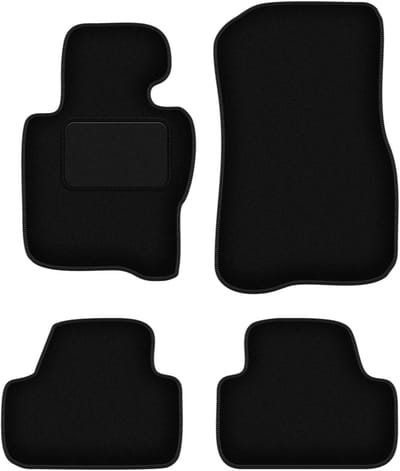 Zwarte velours vloermatten voor: BMW 4 F33 xDrive (2013)