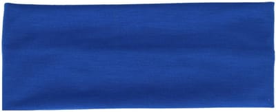 Haarsoires Haarband Stof 7cm - Basic - Effen Kleur - Blauw - Comfortabel & Elastisch – Voor Sport of Dagelijks Gebruik