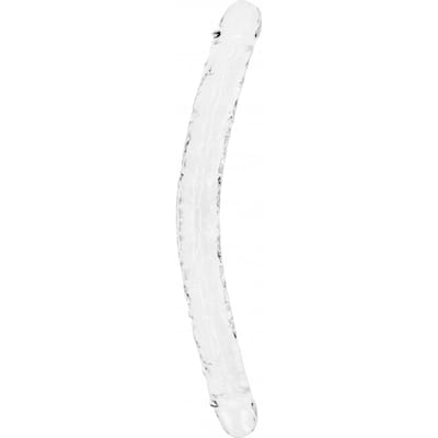 Shots - RealRock REA160TRA1 - Realistic Double Dong - 18'' / 45 cm - Transparent