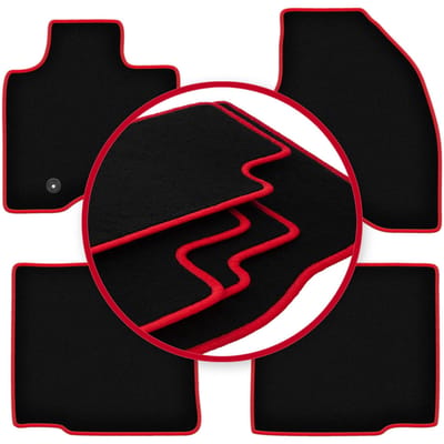 CARLUX-RED automatten voor: Ford Explorer MK5 SUV (2010-2019)