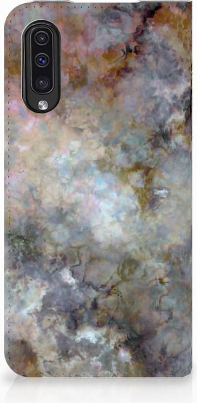 Samsung Galaxy A50 Standcase Marmer Grijs