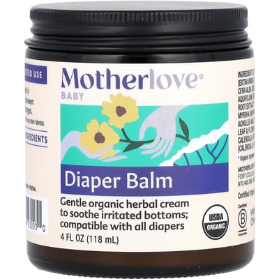 Motherlove, Bébé, Baume pour les fesses, 4 fl oz (118ml)