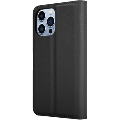 ShieldCase telefoonhoesje geschikt voor Apple iPhone 14 Pro Max wallet case - zwart - Bookcase hoesje portemonnee - Walletcase flipcase shockproof hoesje pasjeshouder