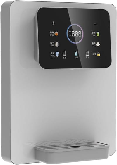 Waterdispenser Wandmontage - Direct warm koud - Snel water tappen - Met kinderslot - 31x16x40 cm - Wit