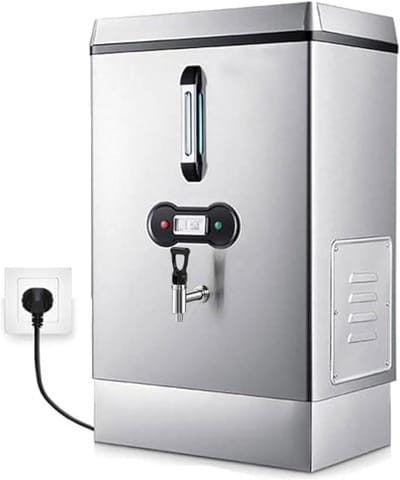 Commerciële Waterboiler - Warmwaterdispenser Urn - Koffie Thee Zetten - Automatisch Vullen - 40 liter - Zilver