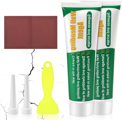Kneedbare witte putty voor creatief knutselen, 2 stuks van 500 g, ideaal voor hobby en DIY projecten
