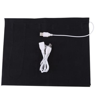 Allecto - USB-verwarmingspad - Elektrisch verwarmingskussen - Zwart