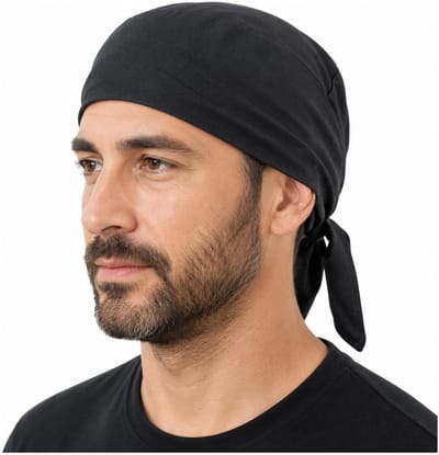 Myrtle Beach Sport Bandana Unisex - One Size - Zwart
