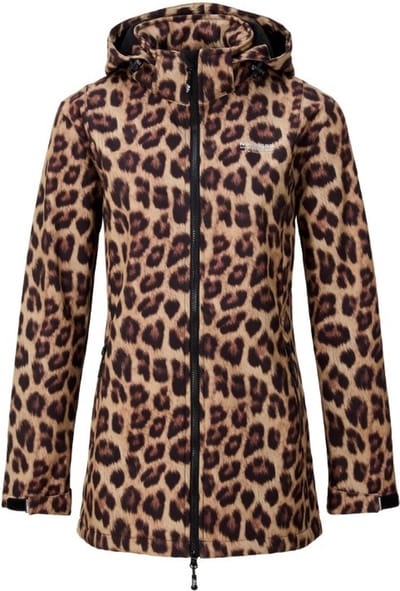 Nordberg Doriene - Softshell Outdoorjas Dames - Tiger Taupe - Maat XXL