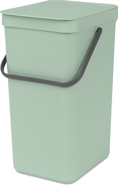Brabantia Afvalbak Sort & Go - Kunststof - Jade Green - 22x27.9x40.1cm - 16l