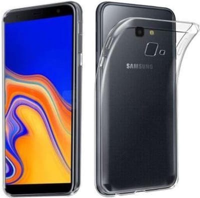 LuxeBass Hoesje geschikt voor Samsung Galaxy J4 Plus Hoesje Transparant - Siliconen Case - telefoonhoes - gsm hoes - gsm hoesjes