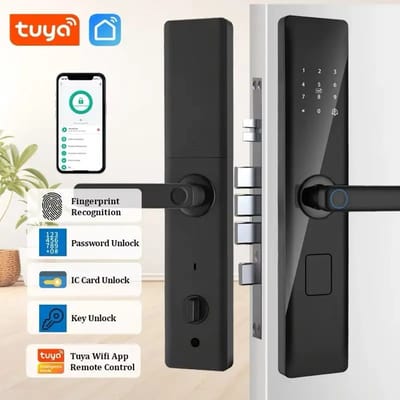 Viatel Vingerafdruk Smart Cilinderslot Ttlock Bluetooth Smart Cilinderslot Wifi Beveiliging Draadloze Elektronische Digitale App Keypad Code Rfid Card Keyless Lock