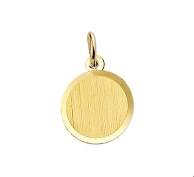 Huiscollectie 4006185 Gouden graveerplaat rond