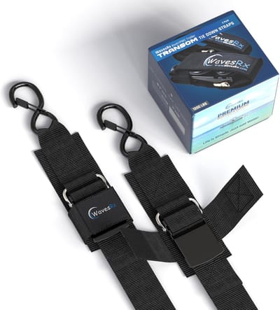 Trailer Spanbanden - Boot Vastzetriemen - Veilig Transport - Hoge Capaciteit - 5 cm x 122 cm - Zwart