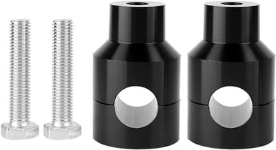 Stuurverhoger Motor - Verhoogde Klemmen - Comfortabeler Rijden - Aluminiumlegering - 22 mm - Zwart