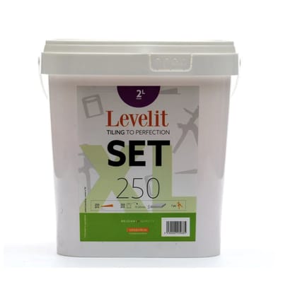 XL by Levelit - Levelling kit XL - Tegeldikte 15-25mm - 2mm - 250 stuks