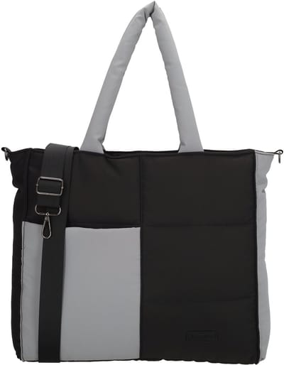 Beagles Calvia Duo Shopper - Handtas - Schoudertas - Dames - Lichtgewicht - Tote Bag - Dames Tas - Zwart