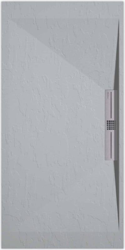 Sanifun douchebak Stone Side Gray 7035 Slate 1100 x 900 S