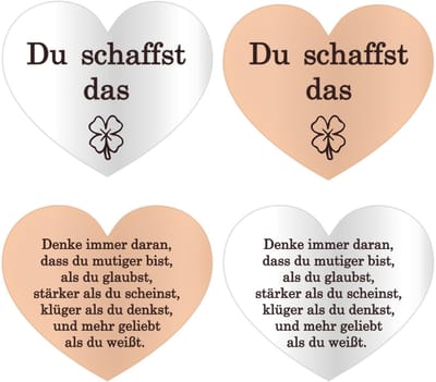 Dailygoods- Geluksbrenger met tas - 2 stuks geluksmunten - Aanmoediging - Cadeau voor kinderen/vrienden - Persoonlijke gravure - Inspirerende woorden