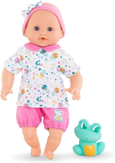 Baby Badpop - Water Speelgoed - Samen Spelen - Vanille Geur - 30 cm - Roze