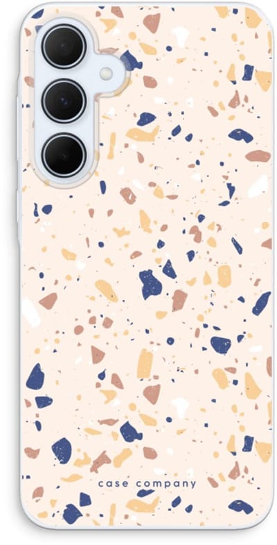 Case Company® - Hoesje geschikt voor Samsung Galaxy A35 hoesje - Terrazzo N°23 - Soft Cover Telefoonhoesje - Bescherming aan alle Kanten en Schermrand