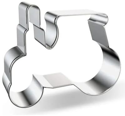 Uitsteekvormpje Tractor - 83x65MM - Metaal Vorm voor uitsteken van deeg - Cookie Cutter Boerderij/Trekker