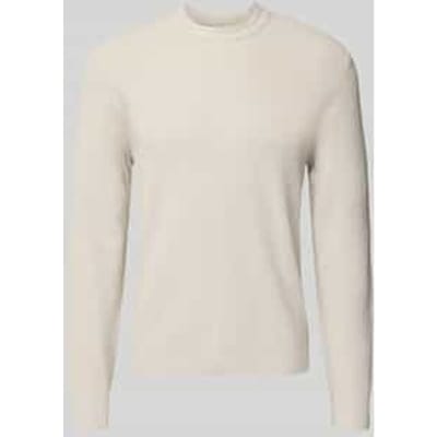 Gebreide pullover met ribboorden
