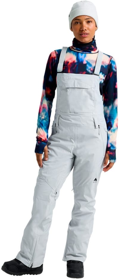 Burton Reserve 2l Stretch Slim Bib Broek Grijs XL Vrouw