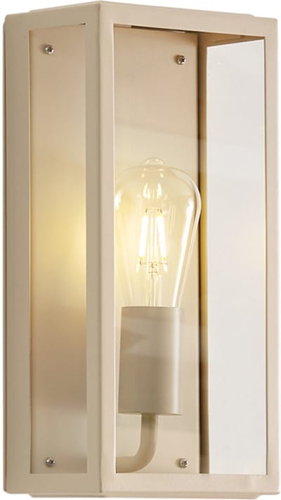 QAZQA rotterdam - Klassieke Wandlamp voor buiten - 1 lichts - L 16 cm - Beige - Buitenverlichting