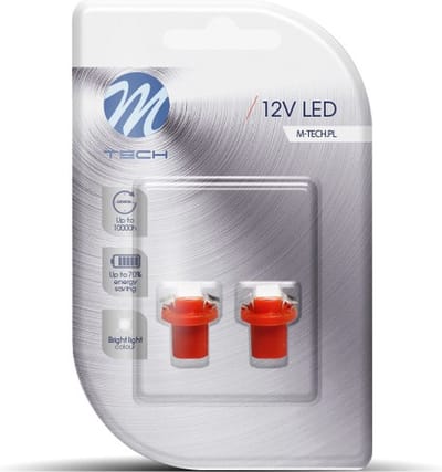 M-Tech LED - T5 12V - Rood - Set